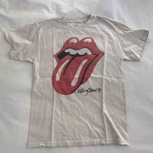 rolling stones brandy top w/ stickers